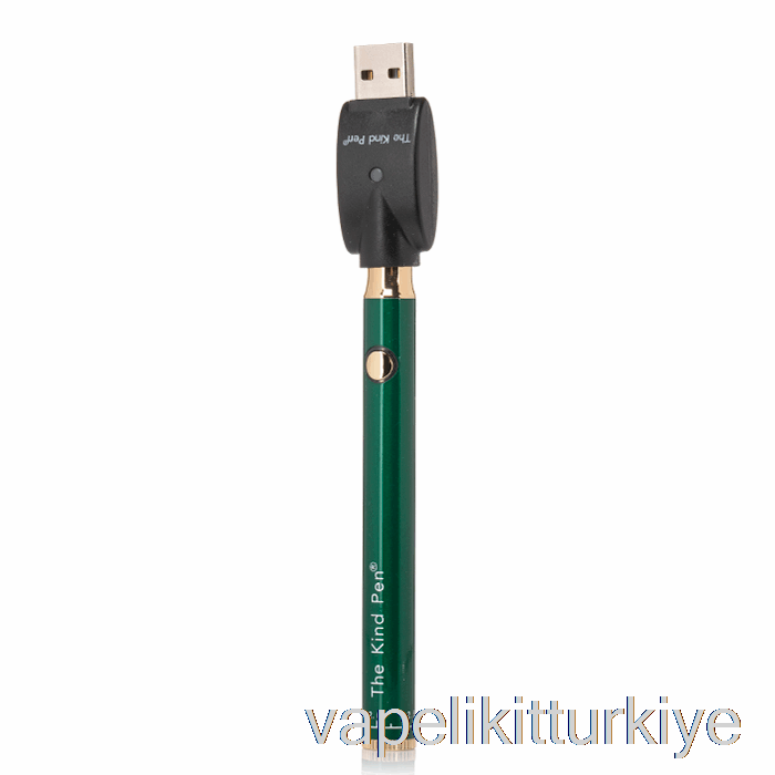 Vape Türkiye The Kind Pen Büküm Vv 510 Pil Yeşil Altın